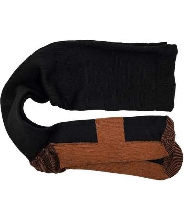 iSpchen Sporty Compression Stockings - Copper Fiber Vein Support - Black | International Shipping - Buy Online on GoSupps.com