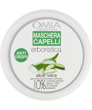 Omia Aloe Vera Regenerating Hair Mask | 6x250ml for Dry & Frizzy Hair | With Aloe Vera Avocado & Rice Oil | Dermatologically Tested SLES & PEG Free - Buy Online on GoSupps.com
