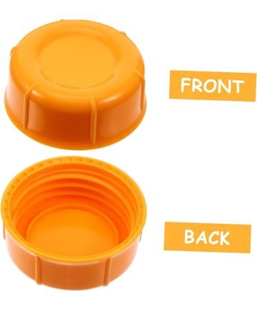 BESTonZON 20 Pcs Baby Bottle Seal Cap Baby Bottle Caps Organiser Baby Feeding for Babies Tool Breastfeeding Bottles Flow Kit Travel Food Grade Pp Small Caliber Infant Products Orangex2pcs 4.3x4.3x1.5cmx2pcs - Buy Online on GoSupps.com