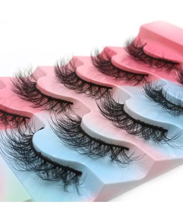 Buy 15mm Faux Mink Strip Lashes - Soft Natural 3D Wispy False Eyelashes for Stunning Eyes - Buy Online on GoSupps.com