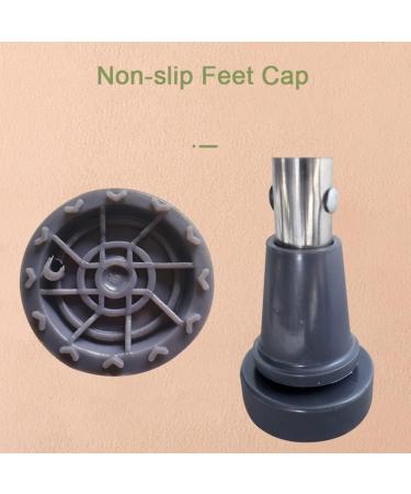 Adults Underarm Crutches Medical Adjustable Crutches with Spring Damping Stainless Steel Walking Crutches Suitable for Height 150-175cm/4' 9''-5' 7'' (Color : Grey Size : 1 Pair) anniversary Lucky - Buy Online on GoSupps.com