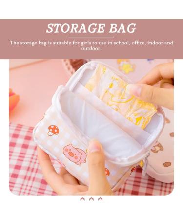 COHEALI Mini Purse 4Pcs Sanitary Napkin Storage Bag - Portable Menstrual Pad Holder for Teen Girls - Travel Toiletry Bag - Buy Online on GoSupps.com
