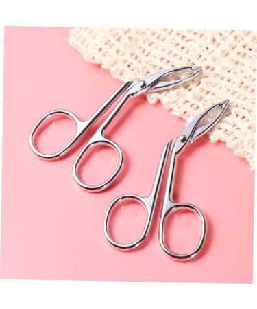 Beavorty Stainless Steel Eyebrow Tweezers & Scissors Set - Precision Hair Remover with Sloping & Flat Tip Design for Perfect Brows - Buy Online on GoSupps.com