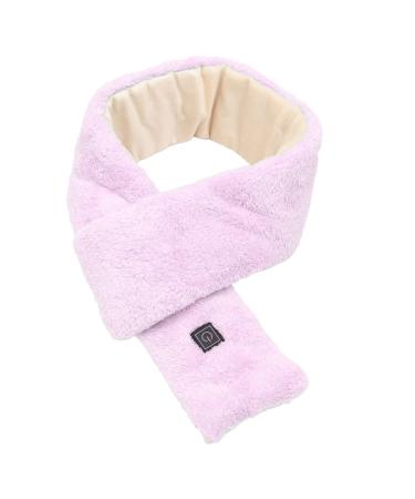 Neck heating pillows heated scarf three -stage temperature control and padded heat neck heat package to relieve neck pain in programs in cold weather or outdoor (purple)