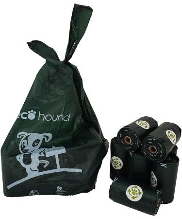 Ecohound Oceanex 240 Small Dog Waste Bags - 16 Rolls (240 Bags) | Tie Handles | Eco-Friendly and Biodegradable - Buy Online on GoSupps.com