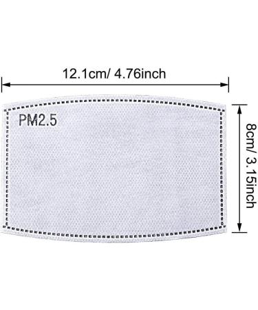 100 professional activated carbon filter replacement anti-fog mats 5-layer anti-fog - Buy Online on GoSupps.com