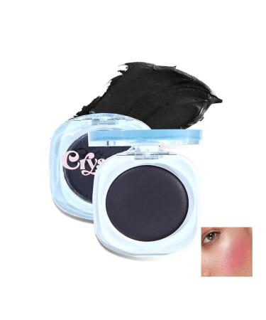 Black Cream Blush, Color Changing Blush for Cheek and Lip Makeup, Black Blush, Color Changing, Long Lasting, Natural Finish for All Skin Types