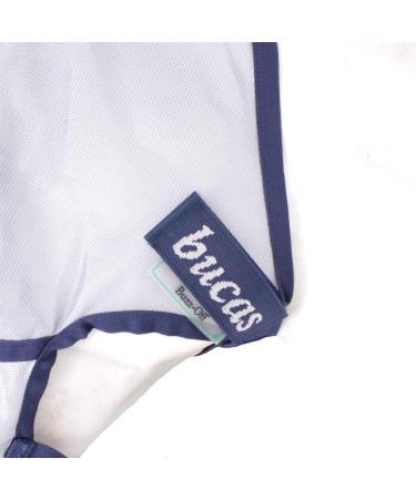 Buy Bucas Buzz Off Fly Mask Extended Nose LL Silver - Premium Fly Protection for Horses - International Shipping Available - Buy Online on GoSupps.com
