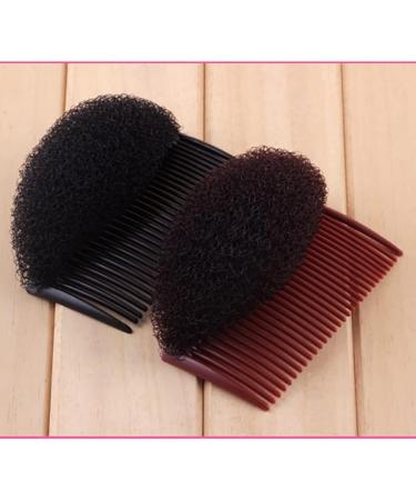 FSSTUD 6-Piece Sponge Hair Pillow Set | Volume Bump-Up Updo Pads with Clips for Women & Girls - Brown - Buy Online on GoSupps.com