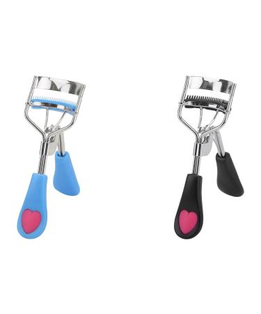 2 Pcs Eyelash Curlers with Comb Professional Lash Curlers Eyelash Curlers Eye Lashes Clips for Women and Girls Makeup Accessory(2 Color)