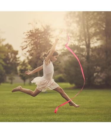 PAMASE 16 Pack Kids Dance Ribbon Wands - 6'6 Rhythmic Twirling Ribbons with Non-Slip Handle - Buy Online on GoSupps.com