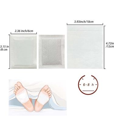 100pcs Natural Organic Detox Foot Patches for Clean Body, Pain Relief & Stress Relief - Improve Sleep Quality - Buy Online on GoSupps.com