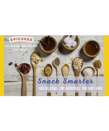 Epicured Protein Energy Bites (8 packs 16 traditional snack bars) Almond Cranberry - Buy Online on GoSupps.com