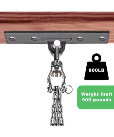 Dolibest Heavy Duty Swing Hanger Set - 900LB Capacity | Indoor Outdoor Playground Accessory with 4 Wood Screws and Expansion Bolts - Buy Online on GoSupps.com