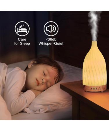 Buy GUKKK White Ceramic Aroma Diffuser for Essential Oils - Adjustable Fog 7 Colors LED Timer - Perfect for Bedrooms Yoga & Office (100ml) - Buy Online on GoSupps.com
