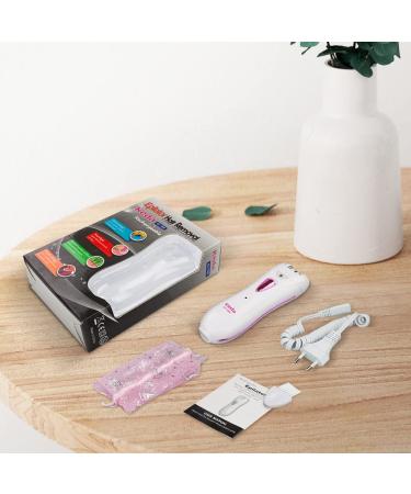 Smooth Glide Epilator for Women - Facial Hair Removal Tool for Face, Legs, Arms, Armpits, and Bikini Area - Buy Online on GoSupps.com