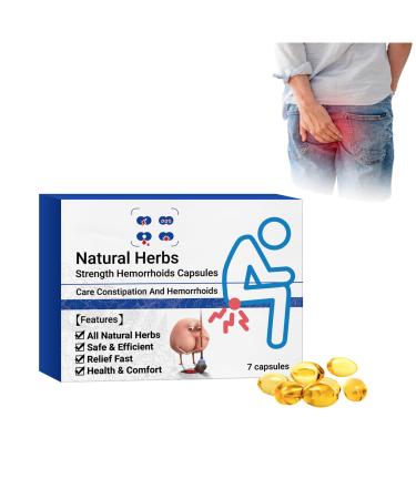 Tiksec Heca Natural Herbal Strength Hemorrhoid Capsules Natural Hemorrhoid Relief Capsules (1)