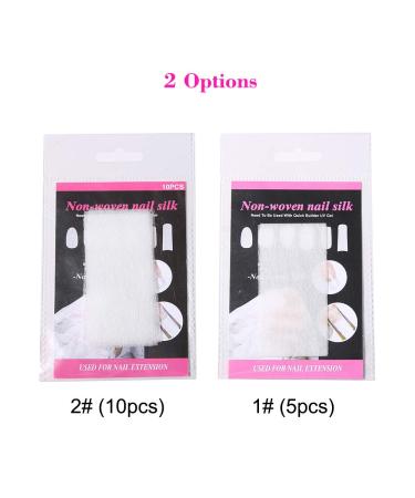 Non-Woven Silk for Nail Extensions - Fiberglass Builder UV Gel Nail Art Forms & Tools - Buy Online on GoSupps.com