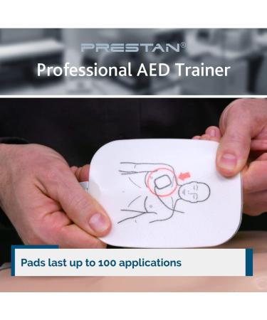 Reliance Medical PRESTAN English/Spanish AED Trainer Clear Confident Voice Instructions Volume Control Language Button. Pre-Connected Pad. Easy application And Removal Due To The Foam Structure single - Buy Online on GoSupps.com