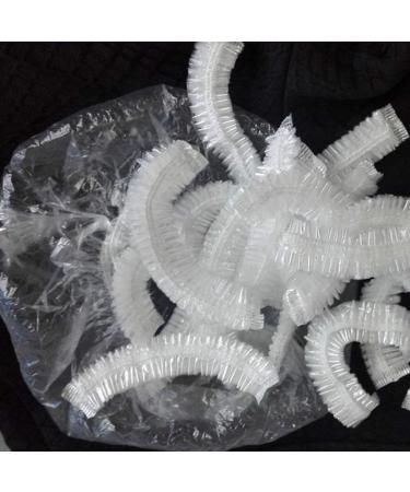 20 Disposable Shower Hoods Transparent Plastic Bathing Caps for Women | Travel Spa Home & Salon Use - Buy Online on GoSupps.com