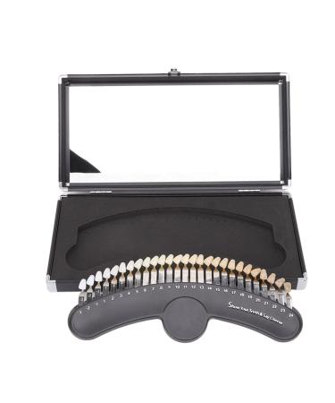 Teeth Whitening Shades Guide 27 Colors Professional Box Contrast Color Chart Comparison Shades for Professional Dental Teeth Whitening  Complete Mint Taste