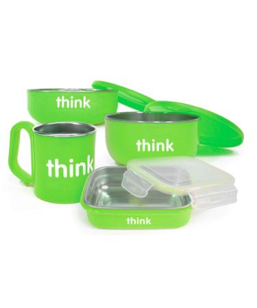 Think Thinkbaby The Complete BPA-Free Feeding Set Light Green 1 Set