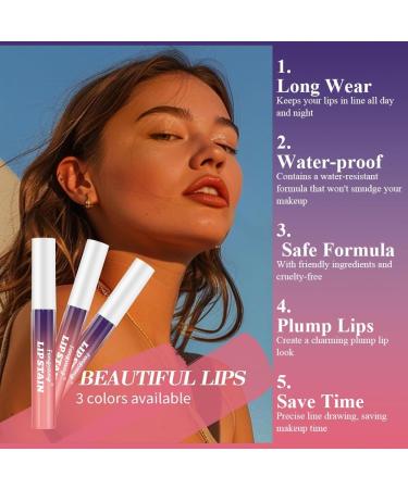 Fengyang Peel Off Lip Liner Stain Waterproof Lip Liner Peel Off Matte Lip Gloss Long Lasting Peel Off Matte Lip Gloss Peel Off Lipstick Makeup for Women - Buy Online on GoSupps.com