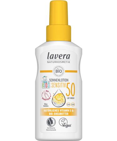 lavera Sun Cream Sensitive SPF 50 for children 100 ml - Buy Online on GoSupps.com
