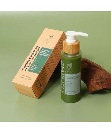 Evita Natural Cosmetics Hydrating & Revitalizing Facial Cleanser with Matcha & Sea Kelp Nourishing Face Wash for All Skin Types 4.06 fl oz - Buy Online on GoSupps.com