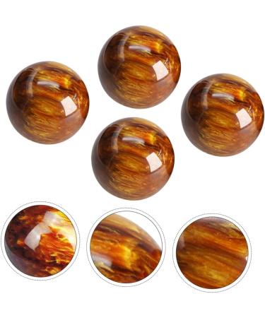 Homsfou 4-Piece Decorative Resin Handballs - Stress Relief Fitness Balls for Office & Festival Gifts | Perfect for Travel & Gym - Buy Online on GoSupps.com