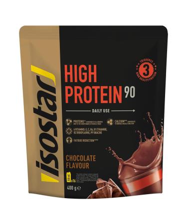 Isostar - High Protein 90 - Powder for hyperprotein drinks - Flavour: Chocolate - Weight: 400 g (16 drinks) - 212497 - Buy Online on GoSupps.com