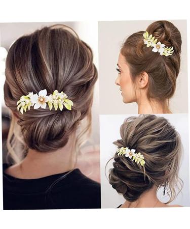 Didiseaon Handmade Leaf Comb Headwear for Women Wedding Headpiece Hair Gems for Women Bridal Accessories Wedding Hair Accessories for Brides Tiara Bridesmaid Hair Comb The Flowers Alloy - Buy Online on GoSupps.com