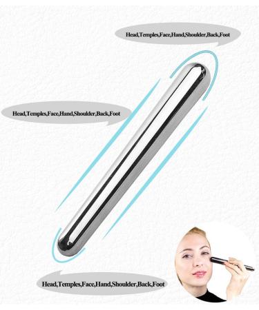 Stainless Steel Face Massage Therapy Stick | Guasha Massage Wand for Deep Tissue Relief | Acupressure Tools for Myofascial Release | 5.9 Inch (Pack of 1) - Buy Online on GoSupps.com