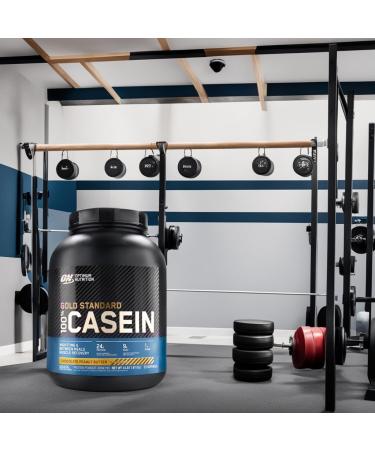 ON Gold Standard 100% Casein | Slow-Digesting Protein for Overnight Muscle Recovery | 24 Grams Protein 5 Grams Naturally Occurring BCAAs Low Sugar (4LB Chocolate Peanut Butter) Chocolate Peanut Butter 4LB - Buy Online on GoSupps.com