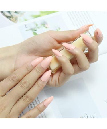 576Pcs Medium Almond Press-On Nails | Colorful Solid False Nails for Women - DIY Nail Art by Misssix - Buy Online on GoSupps.com