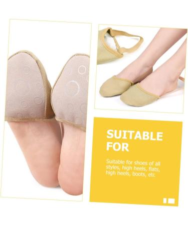 FOMIYES Yoga Toe Protector - 2 Pairs Non-Slip Forefoot Cushions & High-Heeled Shoe Pads - Sweat-Absorbent Half Palm Socks - Buy Online on GoSupps.com