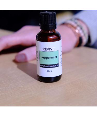 Buy 100% Pure Peppermint Essential Oil 30mL | Revive - Therapeutic Grade for Diffuser Aromatherapy Massage & Skin Care - Buy Online on GoSupps.com
