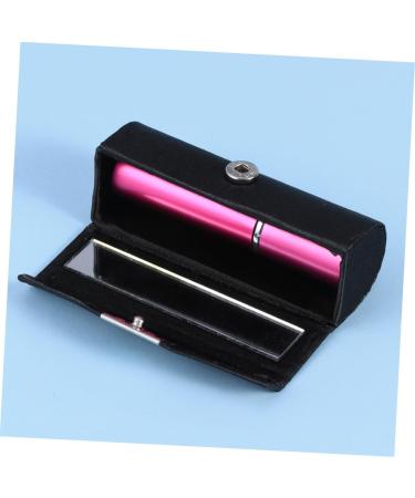 minkissy Travel Lipstick Organizer Makeup Lipstick Holder Case with Mirror Black Storage for Lipsticks M Black - Buy Online on GoSupps.com