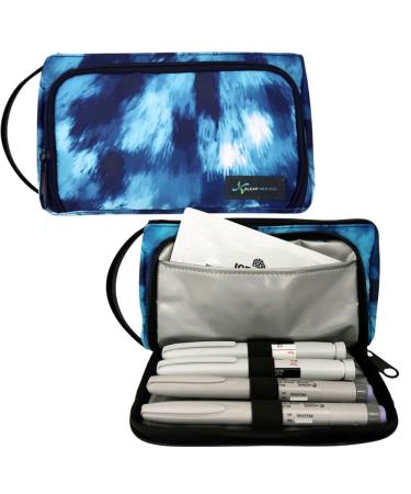 Sugar Medical Insulated Insulin Diabetes Supply Case. Diabetic Insulated Organizer Portable Cooling Bag for Insulin Pens or Vials Medicine and Supplies with 1 TSA Approved Ice Pack. (Waves) - Buy Online on GoSupps.com