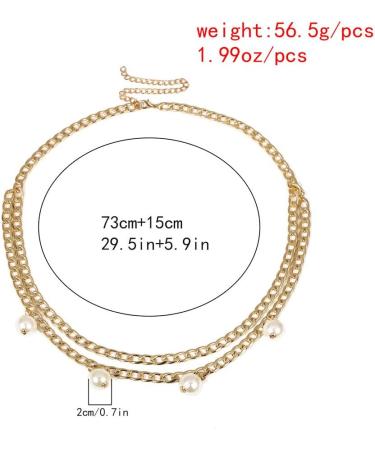 Xerling Big Pearl Waist Chain for Women - Bohemian Statement Belly Chain - Buy Online on GoSupps.com