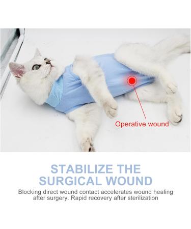 Recovery Suit for Cats - Surgical Protection & E-Collar Alternative | Pink M | Post-Op Suit for Belly Wounds & Skin Issues - Buy Online on GoSupps.com