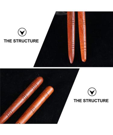 Milists 4-Part Thai Massage Sticks | Wooden Reflex Zone Tools for Hand Face & Body Relaxation | Travel & Home Massage Device - Buy Online on GoSupps.com