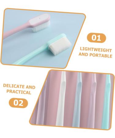 Ultechnovo Portable Tooth Cleaning Brushes - Set of 4 Charcoal Bristle Toothbrushes for Women - Ideal for Travel & Oral Care - Buy Online on GoSupps.com