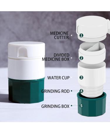 Broyeurs Et Coupe-comprim s Coupe Medicaments Petit Comprim Organisateur De Pilules Coupe-comprim s Pilules Bo tes Pour Les Pilules 4 En 1 Portable Coupe Cachet Pour Voyages Bleu - Buy Online on GoSupps.com