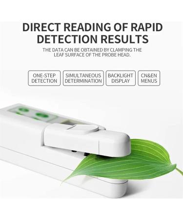 Chlorophyll Detector Multifunctional Plant Chlorophyll Meter Digital Test Meter with LCD Display Testing Plant Chlorophyll/Nitrogen/Temperature/Humidity Tool Measuring Area 2 * 2mm - Buy Online on GoSupps.com