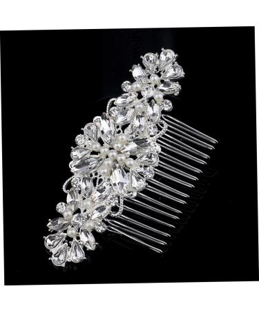 DOITOOL 1pc Flower Side Hair Comb Teasing Combs for Women Hair Combs for Women Accessories Rhinestone Hair Comb Pearl Hair Comb Pearl Inlaid Hair Comb Hair Piece Wedding Bride - Buy Online on GoSupps.com