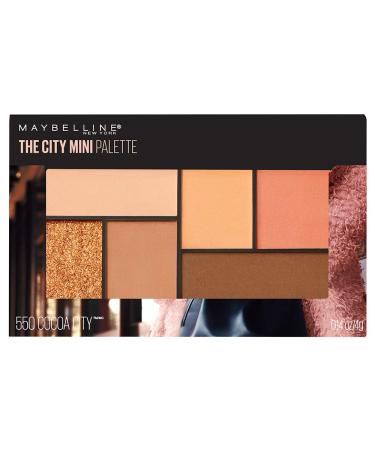Maybelline New York The City Mini Eyeshadow Palette Makeup  Cocoa City  0.14 Ounce Cocoa City Value not found