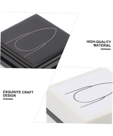 POPETPOP Nail Practice Stamp Silicone Nail Stamper Nail Art Painting Stamper Nail Art Practice Stamp-pad Practice Stamper Nail Art Supply Durable Nail Stamper White Plastic Manicure Mold 3.6x3.6cm White - Buy Online on GoSupps.com