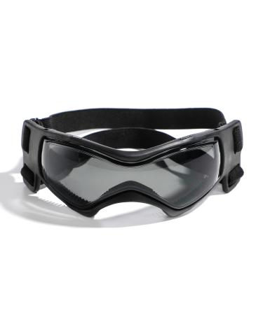 NVTED Dog Sunglasses Dog Goggles, Comfortable Soft Easy Wear Adjustable UV Protection Puppy Sunglasses for Small to Medium Dog (Black)