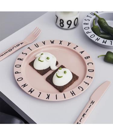 Design Letters 4-Piece Tritan Cutlery Set for Kids - BPA-Free & Dishwasher Safe - A-Z Alphabet Print - Green - Buy Online on GoSupps.com
